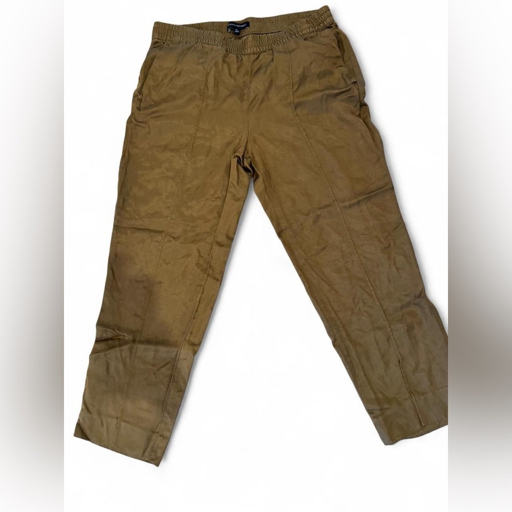 Banana Republic brown elastic waist pants